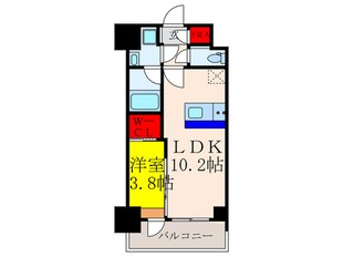 スプランディッド江坂Ⅲの物件間取画像